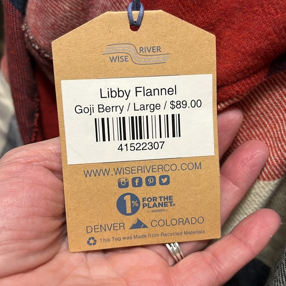 NWT!! Wise River Libby Flannel - Large - Picture 7 of 7